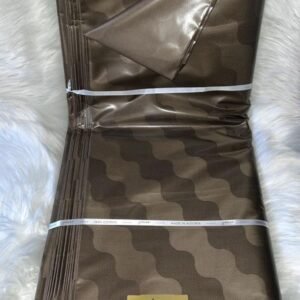 Tissu Getzner Premium - Kaki Olive Motif Camouflage Ondulé Jacquard