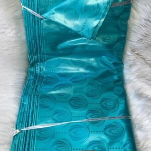 Tissu Jacquard Premium Getzner - Bleu Turquoise Motif Paisley