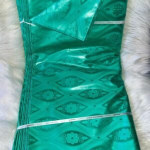 Tissu Getzner Bazin Riche Vert Émeraude