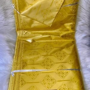 Tissu Getzner Bazin Riche Jaune